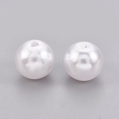 ABS Plastic Imitation Pearl Beads LS-X-KY-G009-10mm-03-1