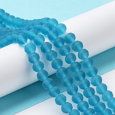 Transparent Glass Beads Strands EGLA-A034-T2mm-MD27-1