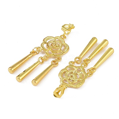 Bohemia Zinc Alloy Clip-on Earrings LS-EJEW-C089-01E-G-1