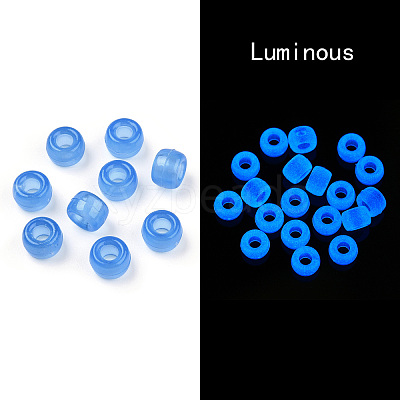 Transparent & Luminous Plastic Beads X-KY-T025-01-H01-1