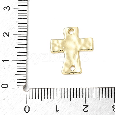 Alloy Textured Religion Cross Links Connector Charms FIND-Z127-01G-01-1