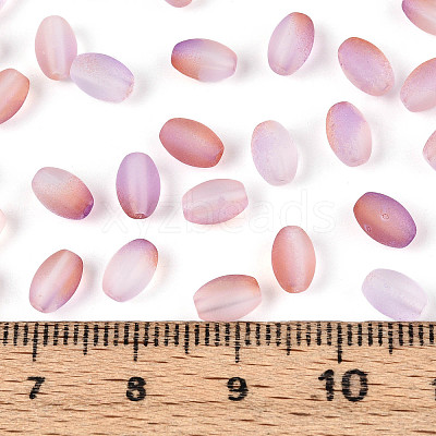 Frosted Glass Seed Beads SEED-N008-05C-1