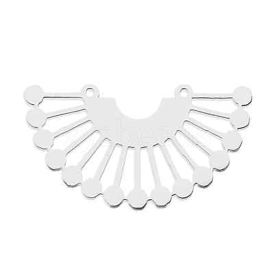 Non-Tarnish 201 Stainless Steel Pendant Links STAS-S105-LA768-1-1