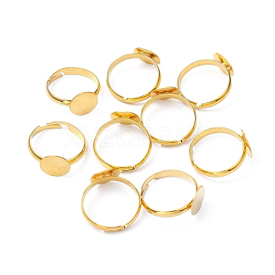 Brass Pad Ring Base Findings EC022-G-1