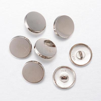 Alloy Shank Buttons BUTT-D054-15mm-05P-1