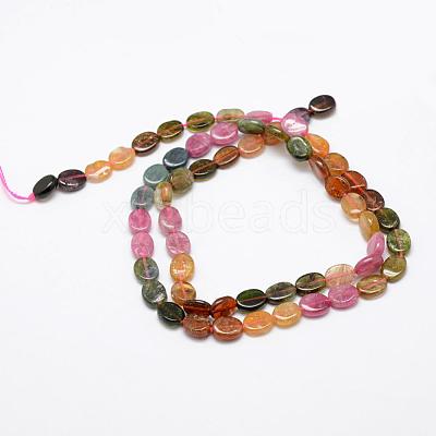 Natural Multicolor Tourmaline Beads Strands G-F521-56A-1