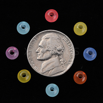 Transparent Acrylic Beads X-MACR-S370-I6mm-1