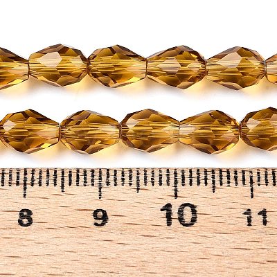 Transparent Glass Beads Strands EGLA-N013-T6mm-D16-1