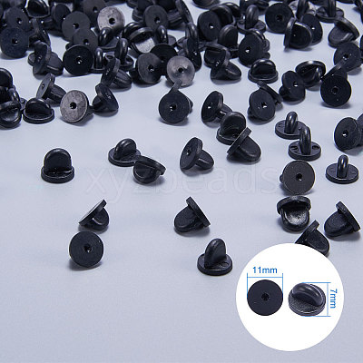 Rubber Brooch Findings FIND-PH0011-01-1
