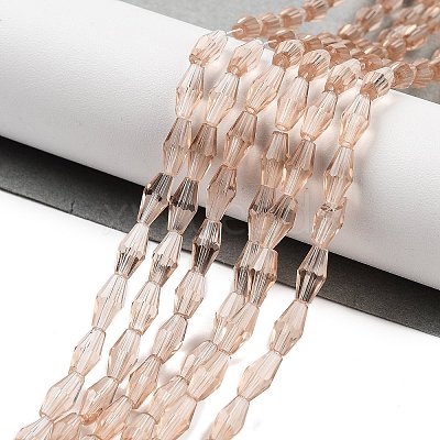 Glass Beads Strands GLAA-R026-8x4mm-14-1