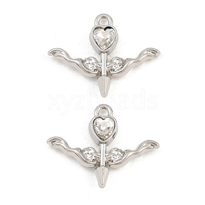 Alloy with Rhinestone Pendants RB-CBA7AC6-15P-02-1