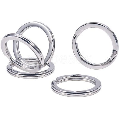 304 Stainless Steel Keychain Clasp Findings STAS-PH0002-22P-1