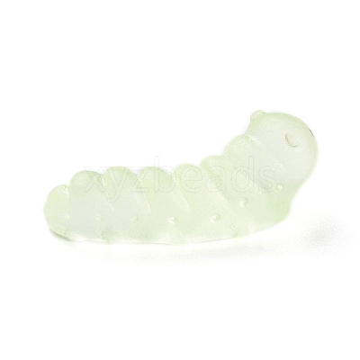 Luminous Resin Worm Ornament DJEW-R011-01C-02-1