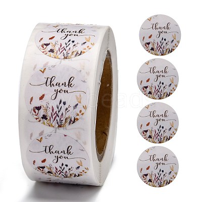 1 Inch Thank You Stickers DIY-G013-A06-1