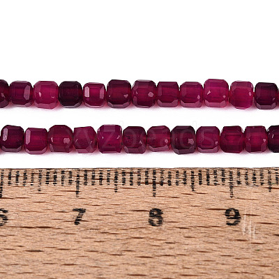 Dyed Natural Agate Beads Strands G-T138-211E-1