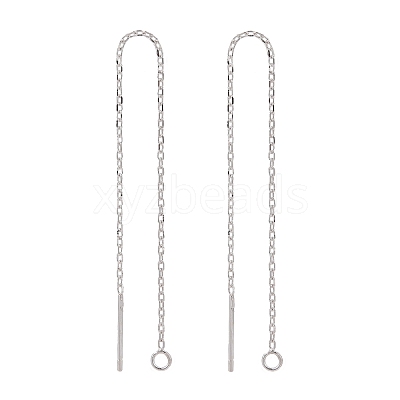 925 Sterling Silver Ear Stud Findings STER-I014-04S-1