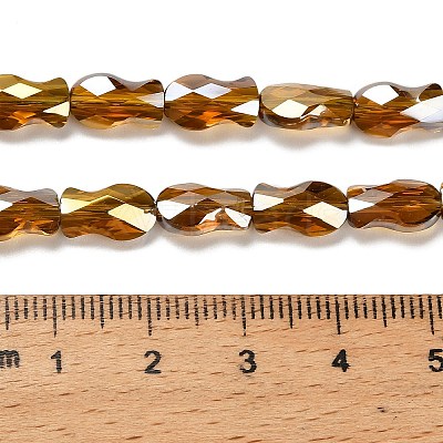 Electroplate Glass Beads Strands EGLA-P066-01A-AB12-1