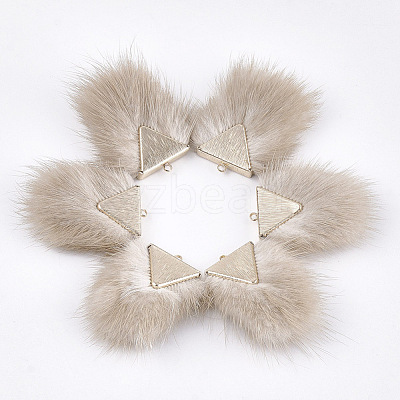 Faux Mink Fur Tassel Pendant Decorations FIND-S302-05D-1