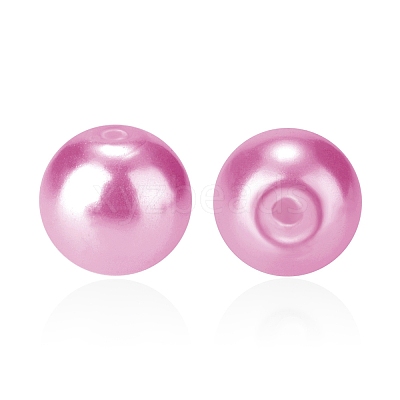 Pearlized Eco-Friendly Dyed Glass Pearl Round Bead HY-PH0002-16-B-1