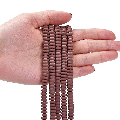 Handmade Polymer Clay Beads Strands LS-CLAY-N008-008-125-1