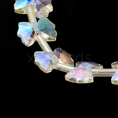 Electroplate Glass Beads EGLA-F163-01-FR01-1