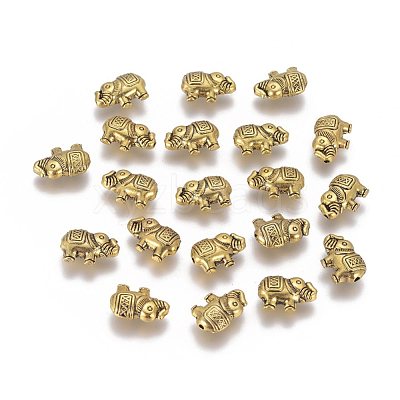 Tibetan Style Alloy Beads PALLOY-TAC0009-27AG-1