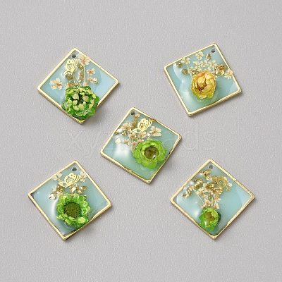 Resin Pendants RESI-TAC0010-96A-1