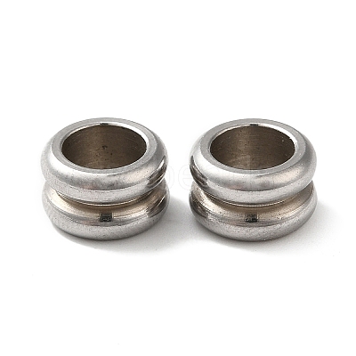 Non-Tarnish 304 Stainless Steel European Beads STAS-Z045-03P-1