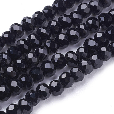Glass Beads Strands EGLA-J042-4mm-08-1