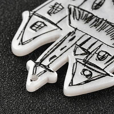 Resin Pendants LS-RESI-A013-01-1