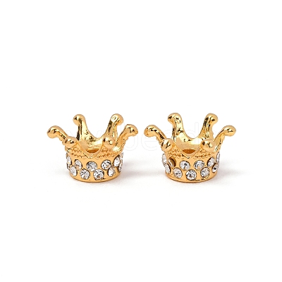 Alloy & Crystal Rhinestone Beads FIND-Z129-03G-1