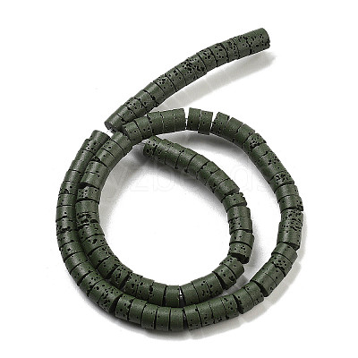 Natural Lava Rock Dyed Beads Strands G-K375-G05-01-1