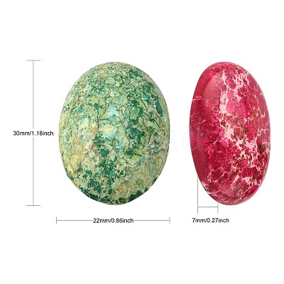 Gemstone Cabochons G-G529-22x30mm-M2-1