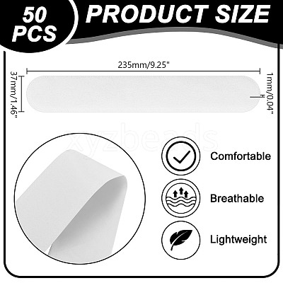 10Pcs Cloth Hat Sweat Liner FIND-WH0148-272B-1