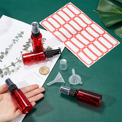 Empty Portable Plastic Spray Bottles AJEW-GF0009-72A-02-1