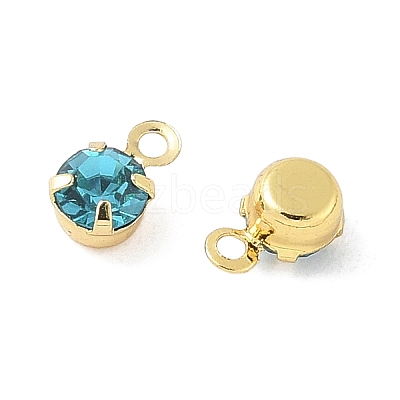 Brass Glass Charms X-KK-C097-08G-02-1