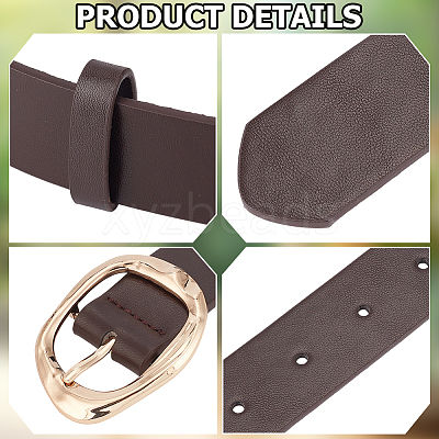PU Leather Waist Belts AJEW-CL0004-88A-1