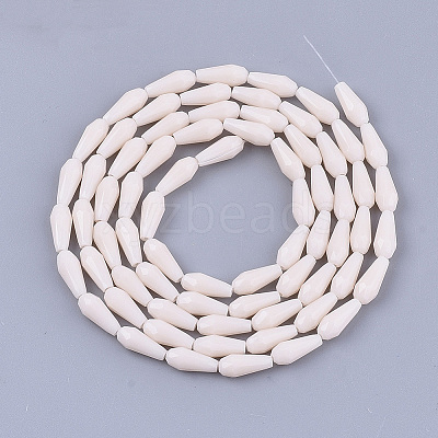 Opaque Solid Color Glass Beads Strands LS-GLAA-T009-001F-1