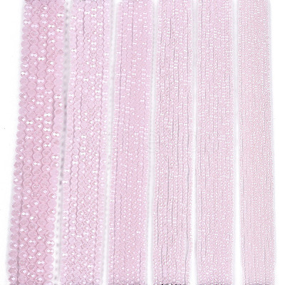 Electroplate Glass Beads Strands LS-EGLA-A044-J6mm-A02-1