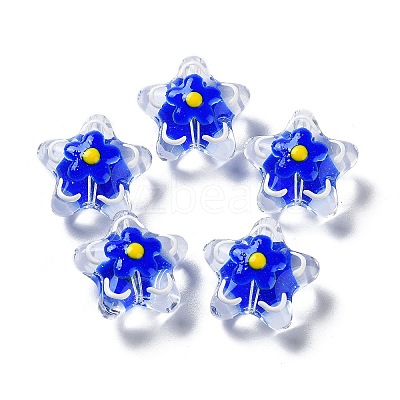 Transparent Glass Beads LAMP-H065-02F-1