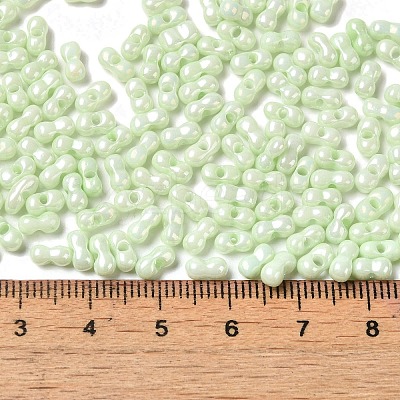 Opaque Colours Luster Glass Seed Beads SEED-B001-01A-10-1