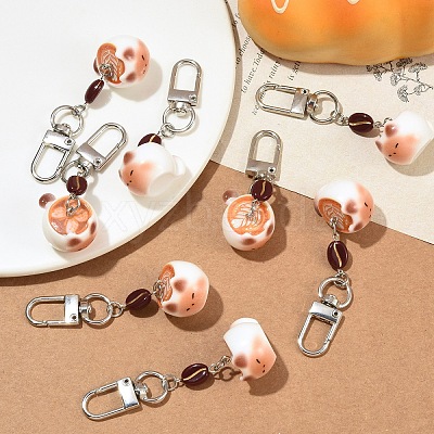 Acrylic & Resin Pendant Decorations HJEW-YW00349-1