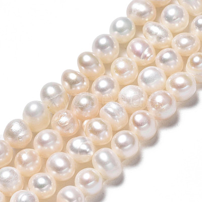 Natural Cultured Freshwater Pearl Beads Strands PEAR-N013-05C-1