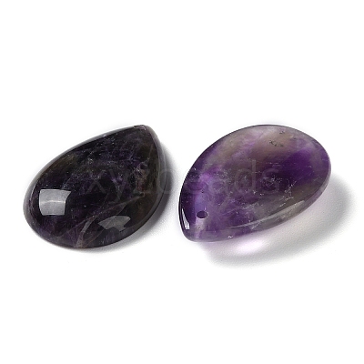 Natural Amethyst Pendants G-M416-08A-03-1