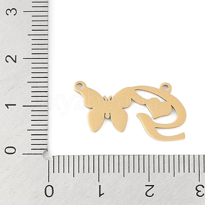 304 Stainless Steel Pendants STAS-L279-002G-G-1