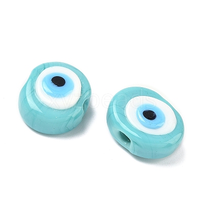 Handmade Evil Eye Lampwork Beads LAMP-G168-02H-1
