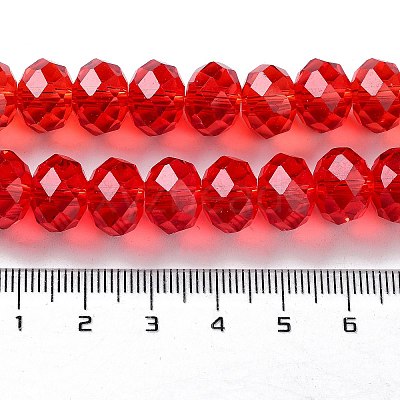 Glass Beads Strands GR12MMY-47L-1