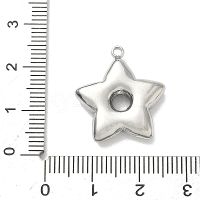 304 Stainless Steel Pendants X-STAS-L301-13P-1