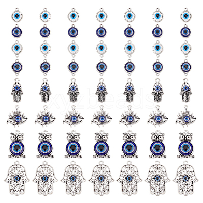 Evil Eye Jewelry Making Finding Kit FIND-PH0008-04-1