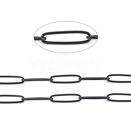 304 Stainless Steel Paperclip Chains CHS-F010-01C-B-01-1